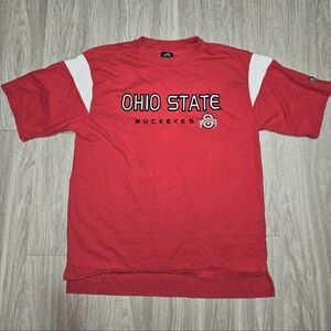 Vintage 90s Pro Player Ohio State Buckeyes T-Shirt Men’s L Red Embroidered Logo